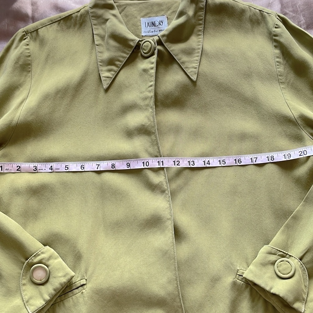Vintage Laundry Oversized Olive Green Caped Jacket - Picture 3 of 8